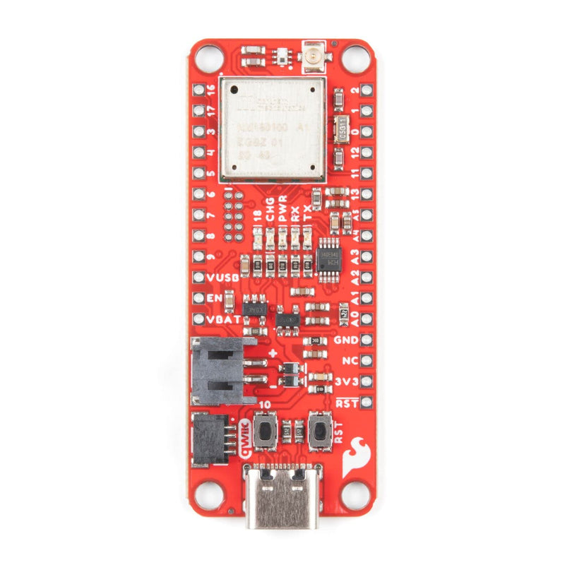  [AUSTRALIA] - SparkFun Compatible with LoRa Thing Plus - expLoRaBLE-NM180100 System in Package(SiP)-Ambiq Apollo3 microcontroller-Includes Semtech SX1262 LoRa transceiver-Supporting 868MHz & 915MHz Bands & BLE