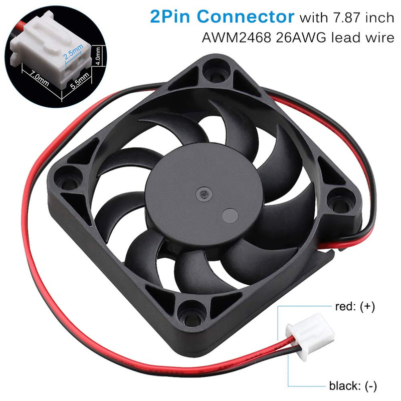  [AUSTRALIA] - GDSTIME 50mm x 50mm x 12mm 24v Dual Ball Bearing Brushless Cooling Fan