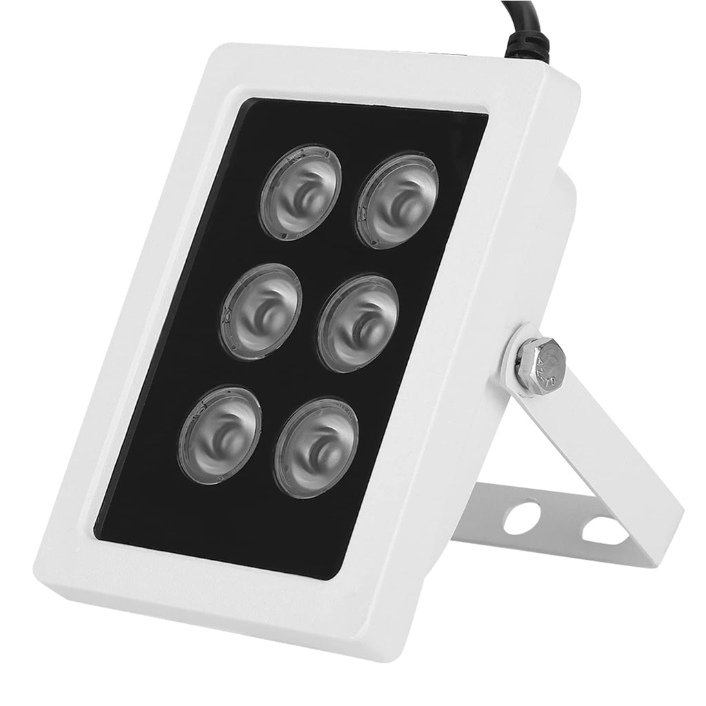  [AUSTRALIA] - IR Emitter DC12V 6W Infrared Fill Light 6 Lamps IR Emitter IP66 Waterproof for Security Surveillance Camera