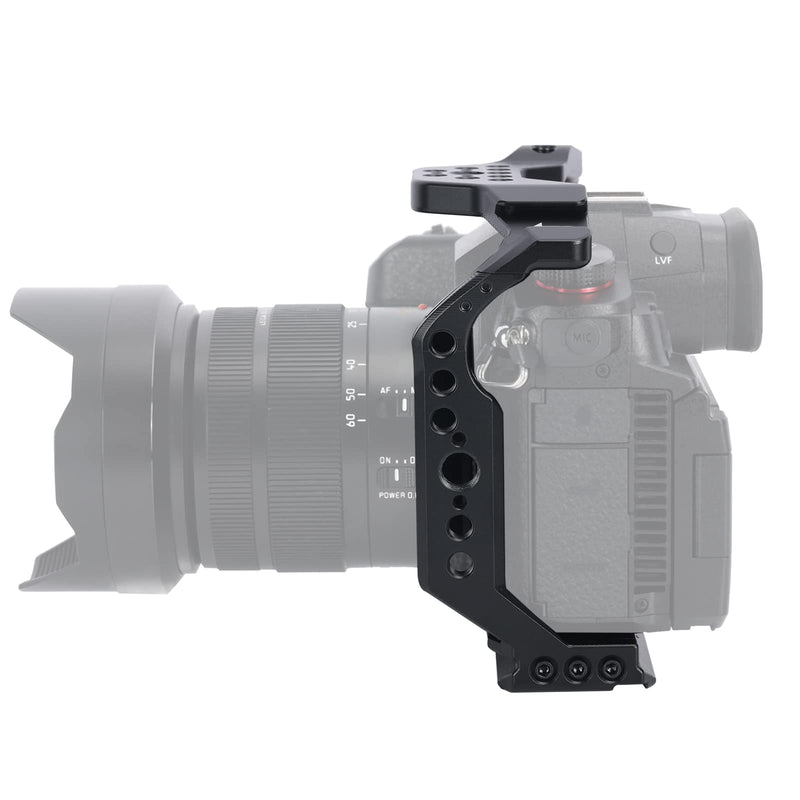  [AUSTRALIA] - NICEYRIG Streamline Camera Cage for Panasonic Lumix GH6 with Handle Handgrip - 518