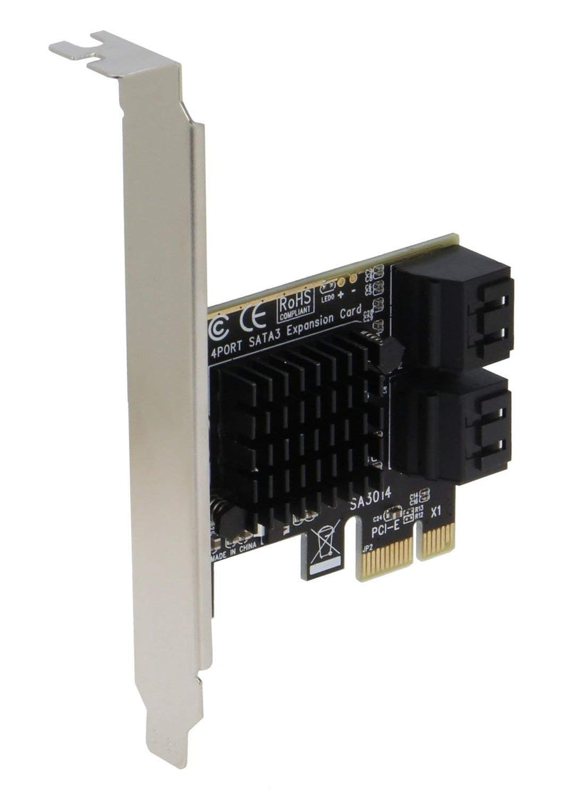  [AUSTRALIA] - Sedna - PCIe 4 Port SATA6G Adapter Card (Marvell 9215) with Low Profile Bracket