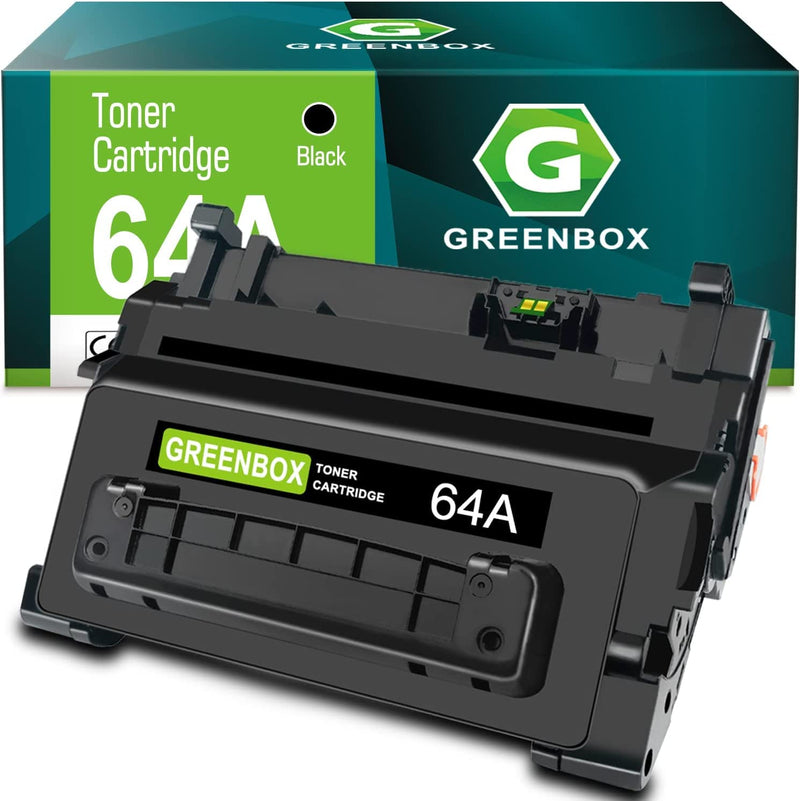 [AUSTRALIA] - GREENBOX Compatible 64A Black Toner Cartridge Replacement for HP 64A CC364A 64X CC364X, 10,000 Pages High Yield for HP P4014N P4014DN P4015N P4015X P4015DN P4515N P4515X P4014 P4015 P4515 Printer