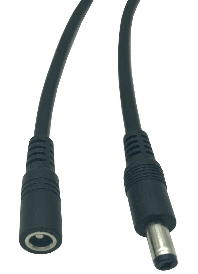  [AUSTRALIA] - 1 Pairs Dc Power Pigtails Cable, Dafensoy 16 AWG Pure Copper DC 5.5 x 2.1mm Male & Female High Power Bold Power Repair Cable, for CCTV Security Camera and Other 2.1 * 5.5mm DC Power Devices 1Feet