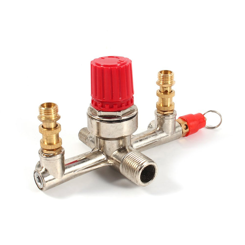  [AUSTRALIA] - Bama Regulating Valve Bracket Adjustable Pressure Regulating Valve Bracket Air Compressor Fitting Small Pump