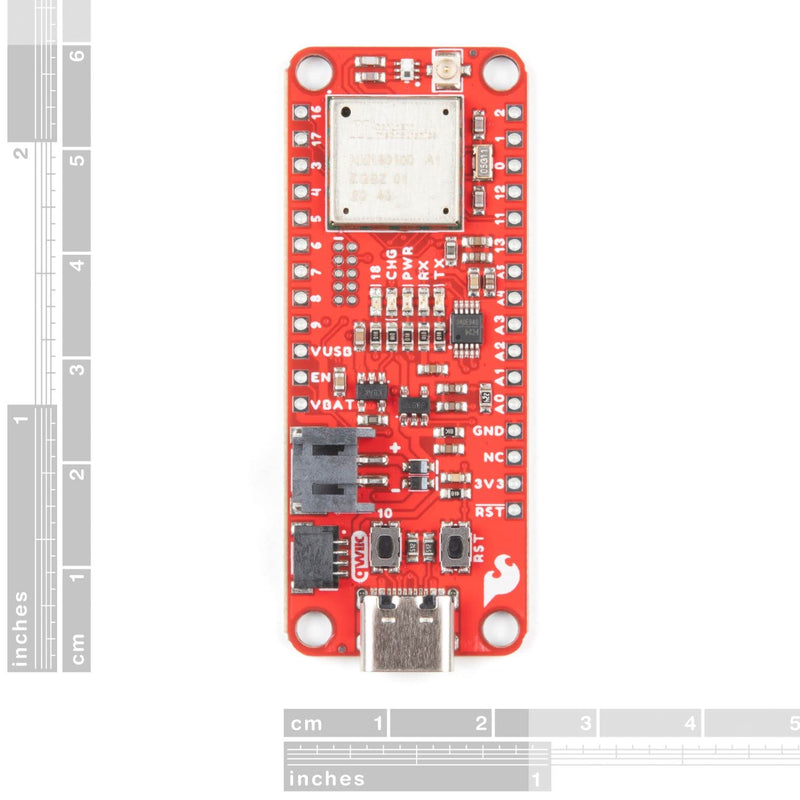  [AUSTRALIA] - SparkFun Compatible with LoRa Thing Plus - expLoRaBLE-NM180100 System in Package(SiP)-Ambiq Apollo3 microcontroller-Includes Semtech SX1262 LoRa transceiver-Supporting 868MHz & 915MHz Bands & BLE