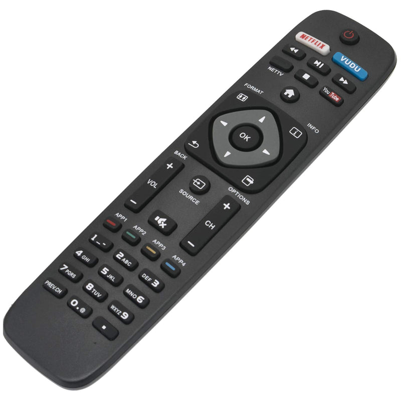 AIDITIYMI NH500UP Replace Remote Control fit for Philips TV HDTV 50PFL5601/F7 65PFL5602/F7 55PFL5602/F7 50PFL5602/F7 43PFL5602/F7 32PFL4902/F7 40PFL4901/F7 43PFL4901/F7 URMT41JHG006 50PFL4901/F7 - LeoForward Australia