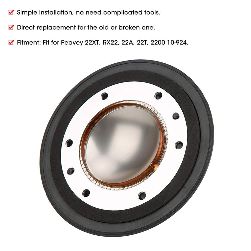  [AUSTRALIA] - Fydun Peavey Replacement Tweeter Tweeter Speakers - Horn Tweeter Diaphra 10-924 Replacement Speaker Accessories Super Tweeter Car for Audio Tweeter Fit for Peavey 22XT RX22 22A 22T