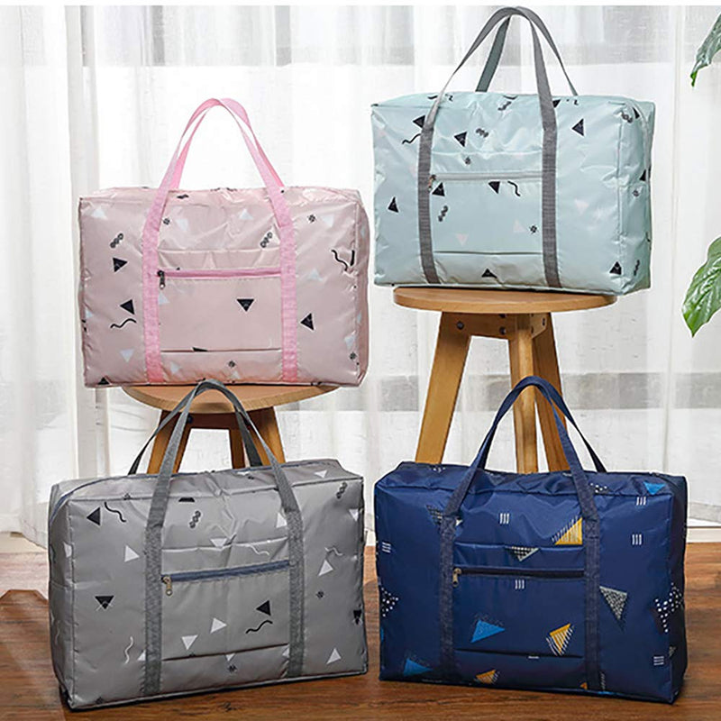  [AUSTRALIA] - Folding Travel Duffel Bag for Men & Women, 2019 New Large Capacity Storage Luggage bag, Waterproof & Durable Travel Bag for Sports, Gym, Travel (Blue) Blue