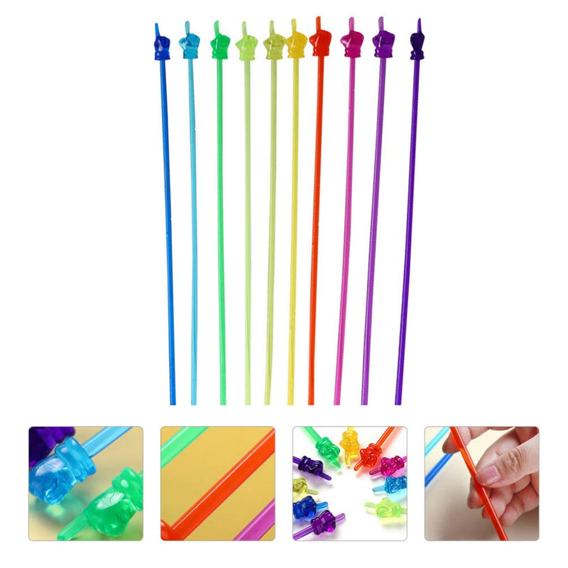  [AUSTRALIA] - NUOBESTY 10pcs Hand Pointers for Teachers Kids Toys Gesture Pointer Sticks Teacher Homeschool Classroom Helper Kisd Party Favors Gifts Mixed Color