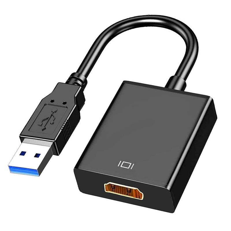  [AUSTRALIA] - USB to HDMI Adapter,Full HD 1080P Video Converter,USB3.0/2.0 to HDMI Adapter with Audio Output Multiple Monitors Compatible with Laptop HDTV TV PC with Windows XP /7/8/8.1/10