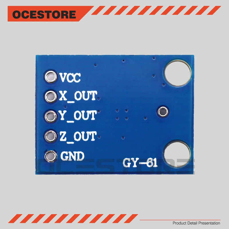  [AUSTRALIA] - OCESTORE 2PCS ADXL335 3-Axis Accelerometer Angular Transducer Module Analog Output