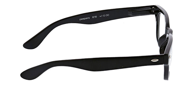  [AUSTRALIA] - peepers by peeperspecs Clark Blue Light Square Reading Glasses Black - Blue Light Filtering Lenses 41 Millimeters 2 x