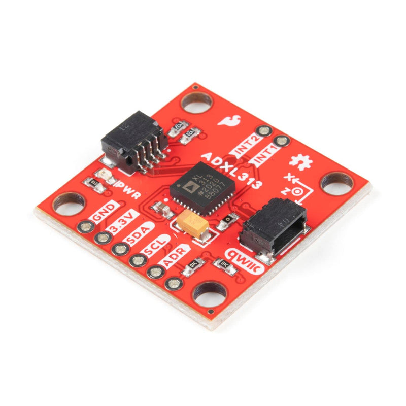  [AUSTRALIA] - SparkFun Triple Axis Digital Accelerometer Breakout - ADXL313 (Qwiic) - Low Cost Low Power Up to 13-bit resolution-3-axis Accelerometer w/a 32-Level FIFO Stack Capable of Measuring up to ±4g