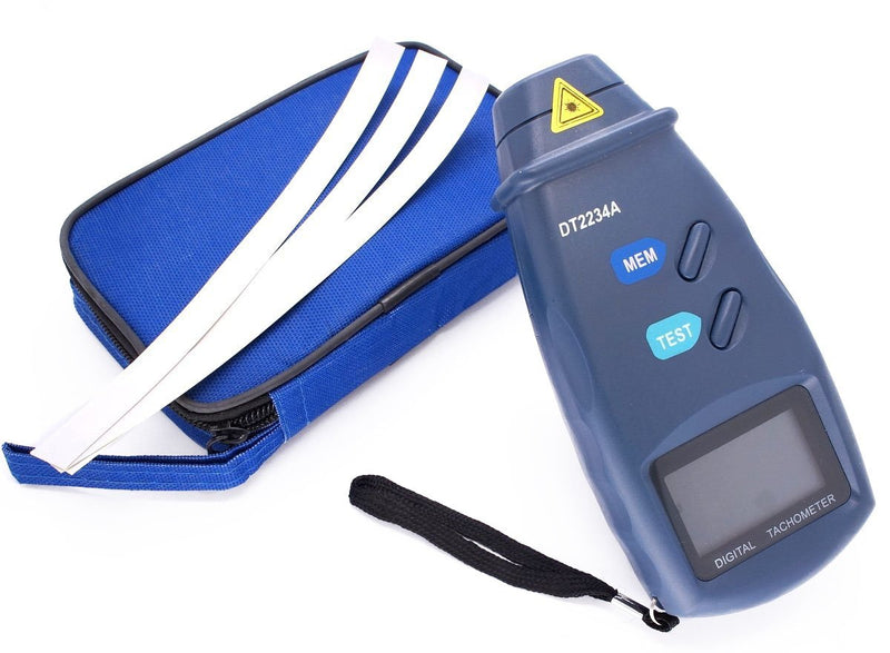  [AUSTRALIA] - Digital Tachometer Handheld Photo Laser Tachometer Non Contact Digital Tach Meter RPM Meter