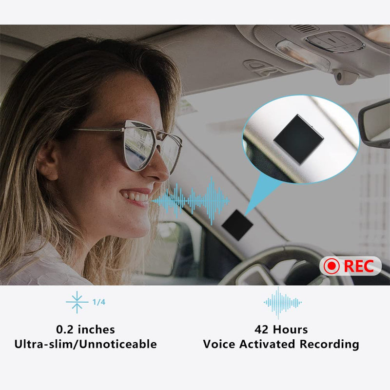  [AUSTRALIA] - 64GB (800 Hour) Magnetic Voice Activated Recorder,Listening Device, 40 Hours Battery Time, Voice Recorder,Tiny Recording Device Small Recording Devices Microphone MP3 Player