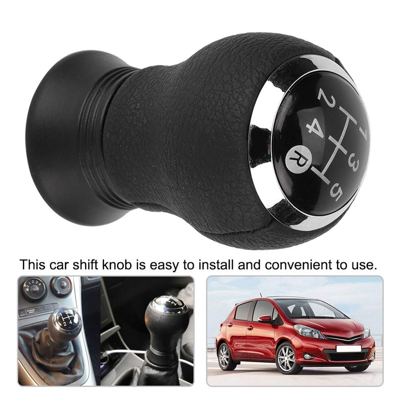  [AUSTRALIA] - Gear Shift Knob Head Car Modification 5 Speed Gear Shift Knob Head for Yaris 2005-2010(PU) PU