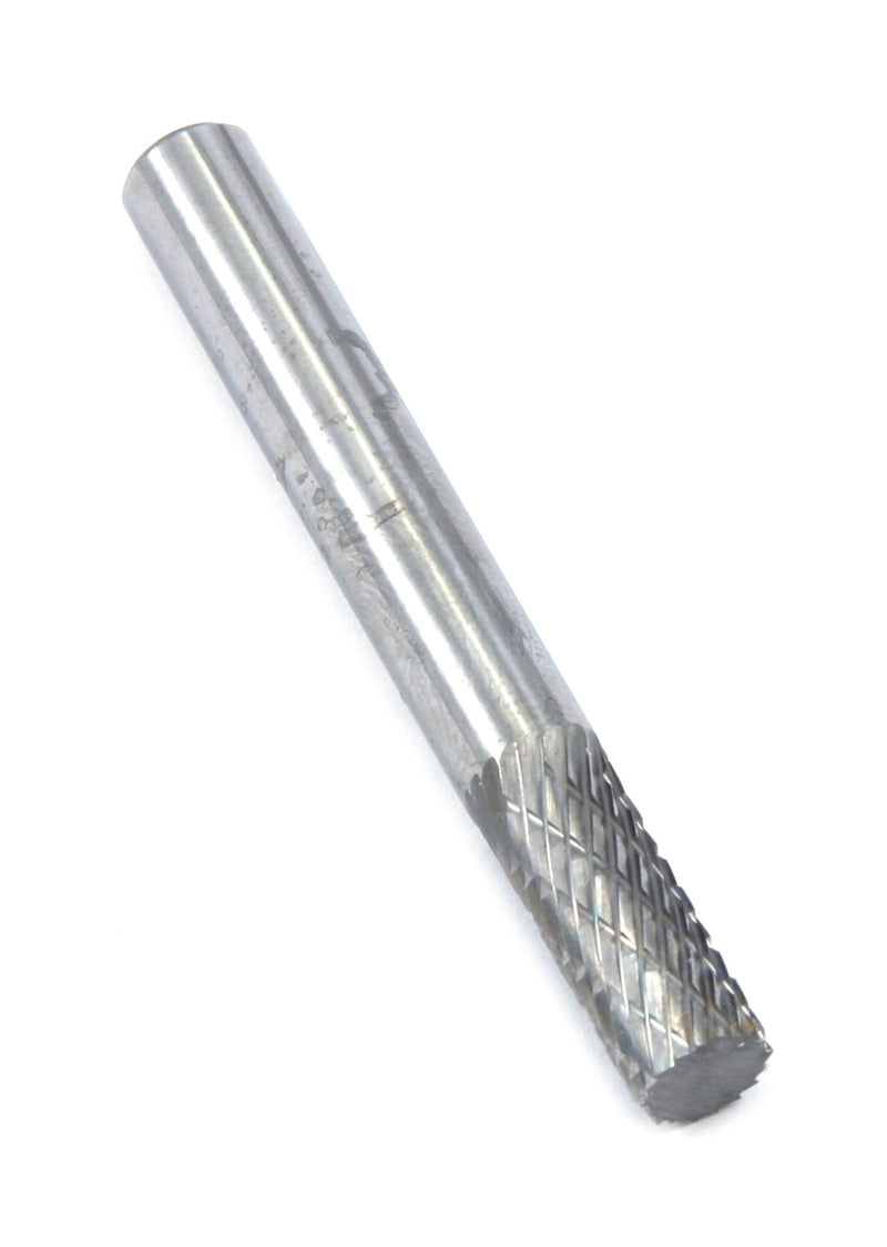 Forney 60120 Tungsten Carbide Burr with 1/4-Inch Shank, Cylindrical, 1/4-Inch,Dark Grey - LeoForward Australia