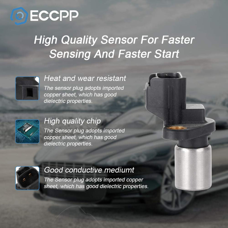 ECCPP Crankshaft Position Sensor Fit for 1994-2003 Lexus ES300, 2004-2006 Lexus ES330, 2004-2006 Lexus RX330, 2006-2008 Lexus RX400h, 1995-2004 Toyota Avalon, 1994-2006 Toyota Camry - LeoForward Australia