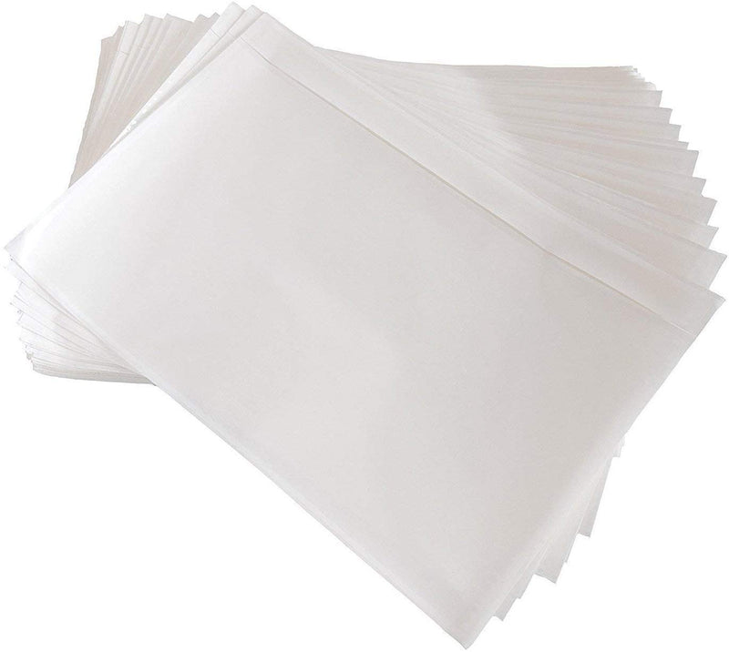 BESTEASY Packing List Pouches, Clear Adhesive Top Loading Packing List/Shipping Label Envelopes - 100 Packs (7.5 x 5.5) 100 pack - LeoForward Australia