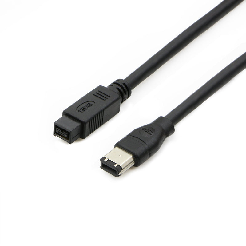  [AUSTRALIA] - Pasow FireWire 800 to 400 9 to 6 pin Cable (9pin 6pin) 6FT, IEEE 1394 Firewire 800 9-pin/6-pin Cable 6 Feet(9 pin to 6 pin) 9 pin to 6 pin