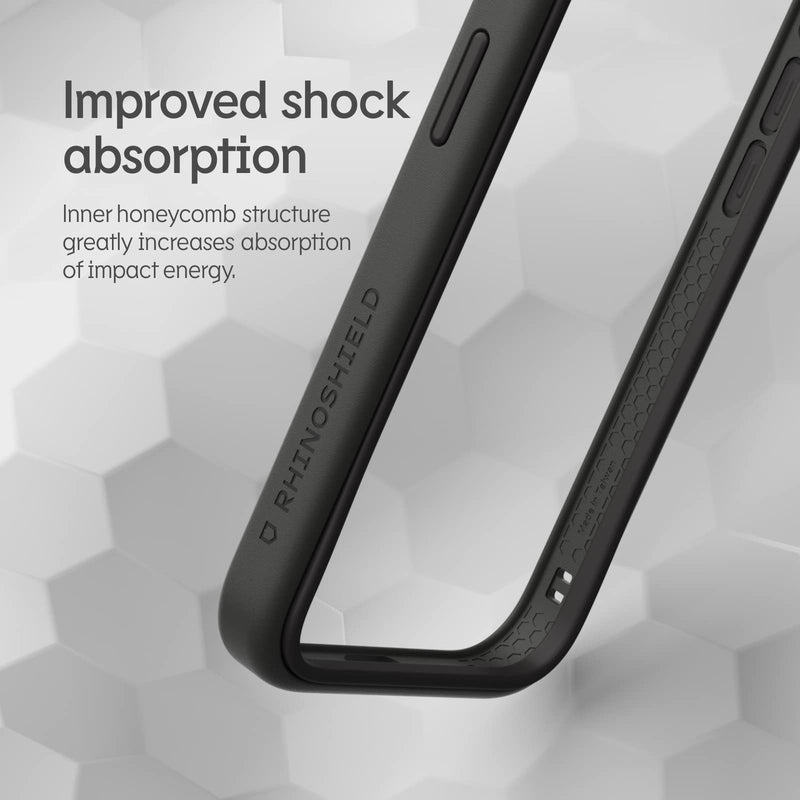  [AUSTRALIA] - RHINOSHIELD Modular Case Compatible with [iPhone 14 Pro Max] | Mod NX - Customizable Shock Absorbent Heavy Duty Protective Cover 3.5M / 11ft Drop Protection - Black iPhone 14 Pro Max - Black