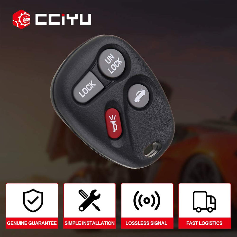 cciyu ABO1502T 2X Remote Key Fob Clicker Control Keyless Entry Replacement for c hevy S10 Blazer 1500 1500HD 2500 2500HD 3500 Suburban 1500 2500 ABO1502T - LeoForward Australia