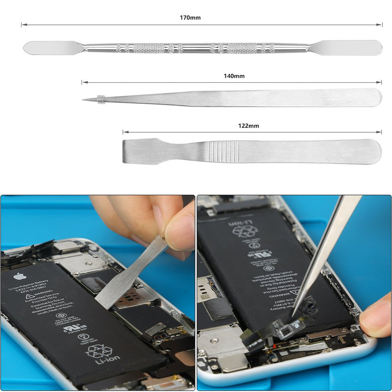 14 in 1 Repair Replacement Cleaning Tool kit for Phone iPhone x/4/4s/5/5s/6/6s/Plus/7/Plus/8/Plus 14 in 1 - LeoForward Australia