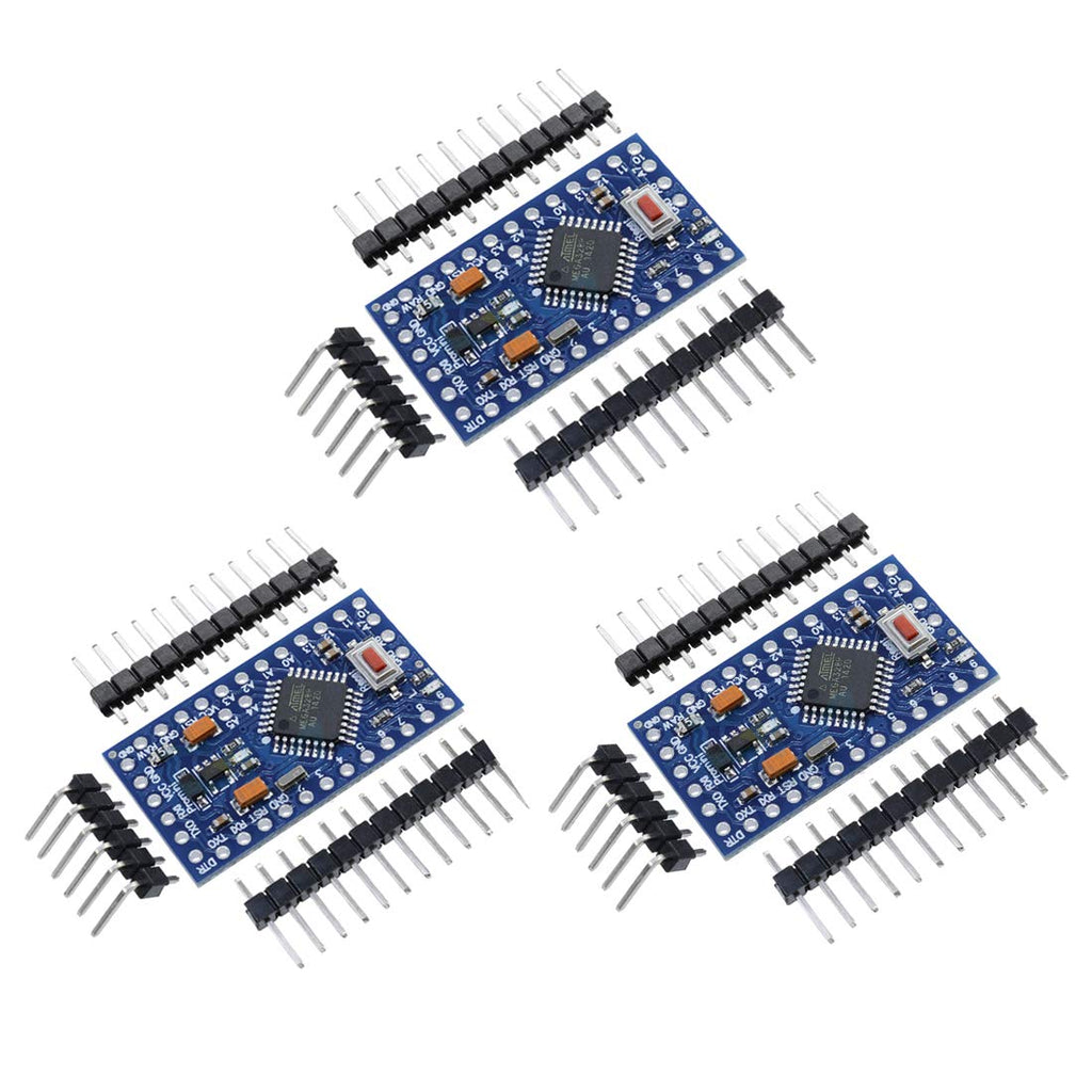  [AUSTRALIA] - HiLetgo 3pcs Pro Mini Atmega328P 5V/16M Replace ATmega128 Pro Mini Atmega328 328P DC5V 16M for Arduino