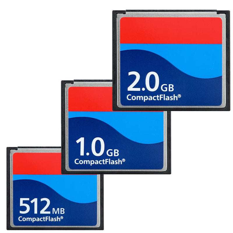  [AUSTRALIA] - ZhongSir Two Pack 2GB Extreme Compact Flash Memory Card High Speed Digital Camera Card Industrial Grade Card(2X2GB)