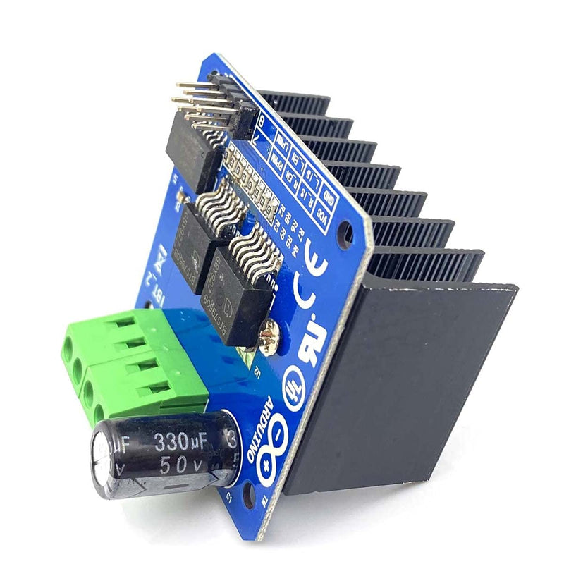  [AUSTRALIA] - Kiro&Seeu Double BTS7960B DC 43A Stepper Motor Driver Module H-Bridge PWM Driving Board Compatible with Arduino Smart Car Raspberry Pi