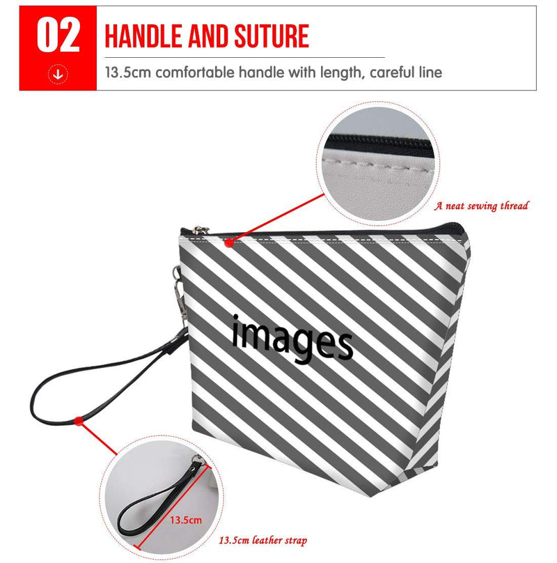 Mumeson Lightweight Portable Travel Cosmetic Bag Tropical Dachshund Make Up Toiletry Organizer Bag - LeoForward Australia