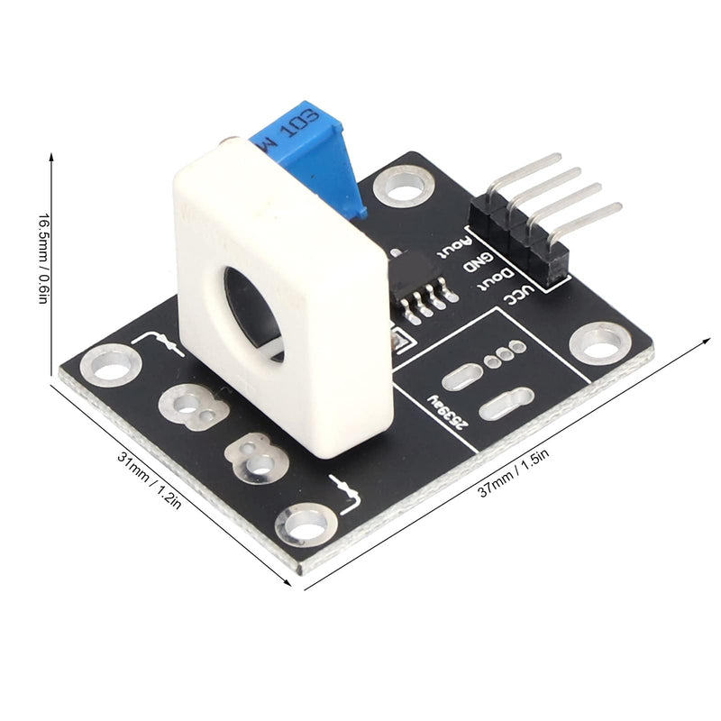  [AUSTRALIA] - Agatige electricity meters optically read out, current transformer, current sensor module, 37 x 31 x 31 x 16.5 mm 70A Hall current detection sensor module for short circuit protection, demonstration teaching experiments
