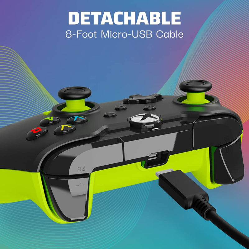  [AUSTRALIA] - PDP Wired Controller for Xbox Series X|S, Xbox One, Windows 10/11 - Electric Black (Only at Amazon)