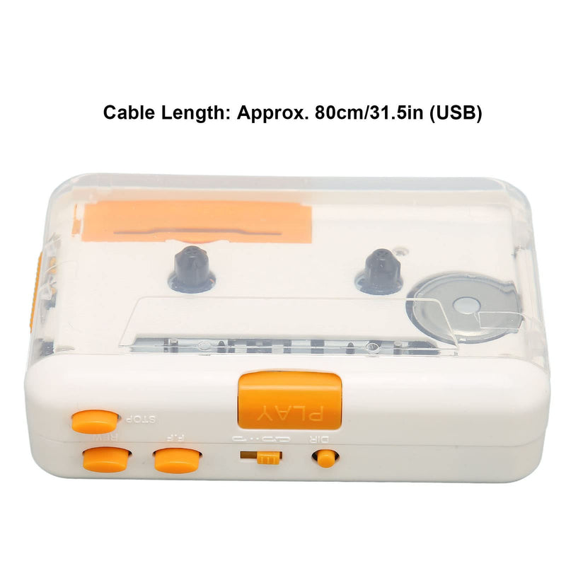  [AUSTRALIA] - ciciglow Cassette Player,Portable Tape Player Captures MP3 Audio Music via USB Compatible with Windows 2000 XP Vista 7 8 Convert Walkman Tape Cassettes to iPod Format