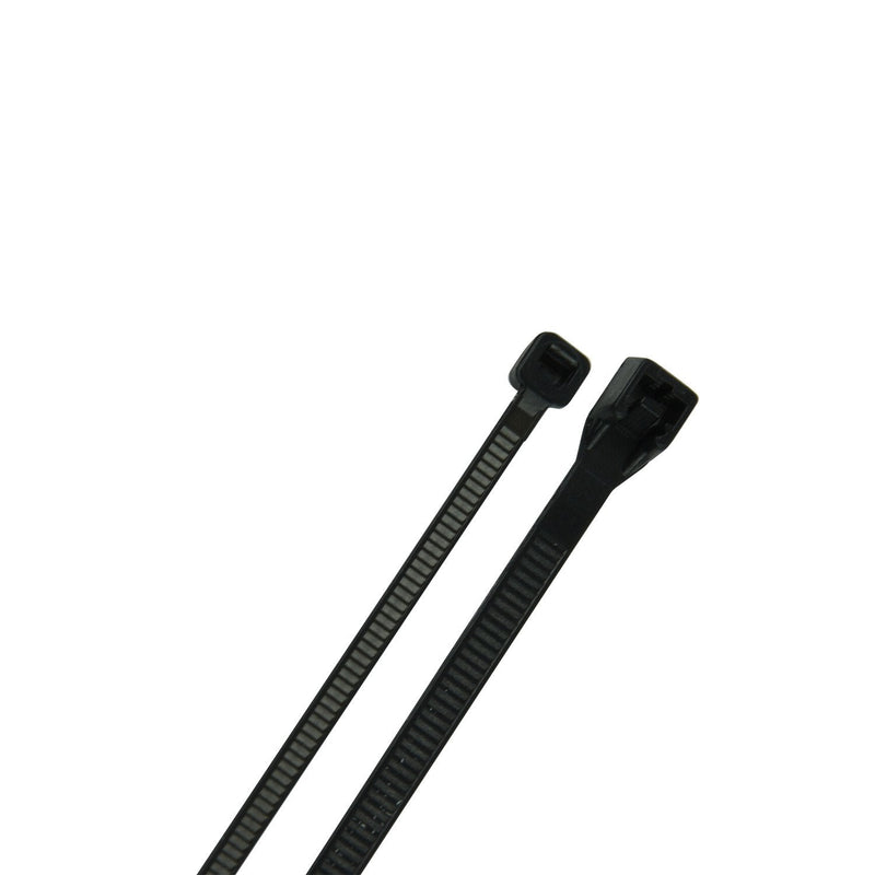  [AUSTRALIA] - Gardner Bender 10097UVL Nylon Cable Tie Assortment, 4 in. & 8 in., Black 200 Pack 4 & 8 inch. UV Black