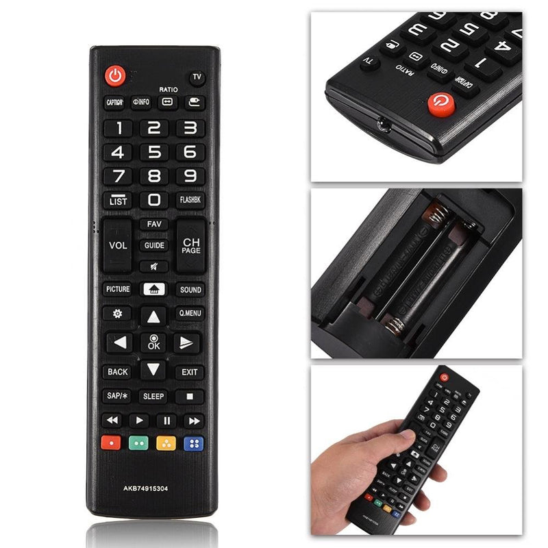 AKB74915304 Remote Control Replacement for LG Smart TV, Durable Universal Remote Control Replacement for LG AKB74915304 HD TV - LeoForward Australia