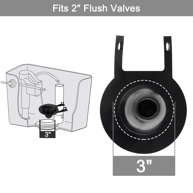  [AUSTRALIA] - Universal Toilet Flapper Toilet Repairs Flapper High Performance Flapper Fits Most Toilets, Long Lasting Rubber, Easy to Install, Water Saving, Black