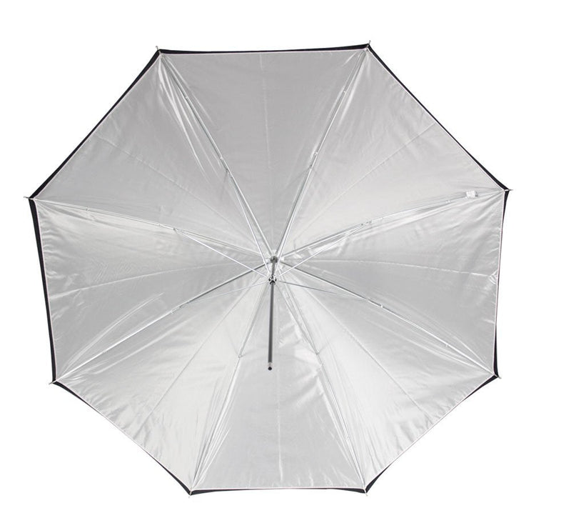  [AUSTRALIA] - Westcott 2012 32-Inch Optical White Satin with Removable Black Cover Umbrella