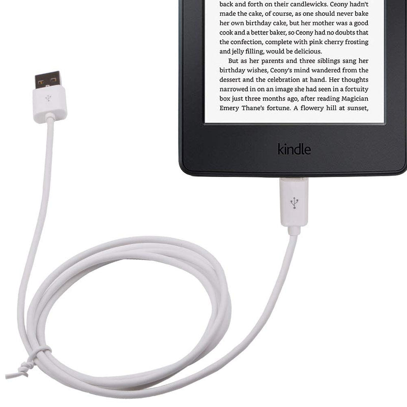 Amazon Kindle Replacement USB Cable, White (Works with 6", 9.7" Display, 2nd and Latest Generation Kindles) - LeoForward Australia