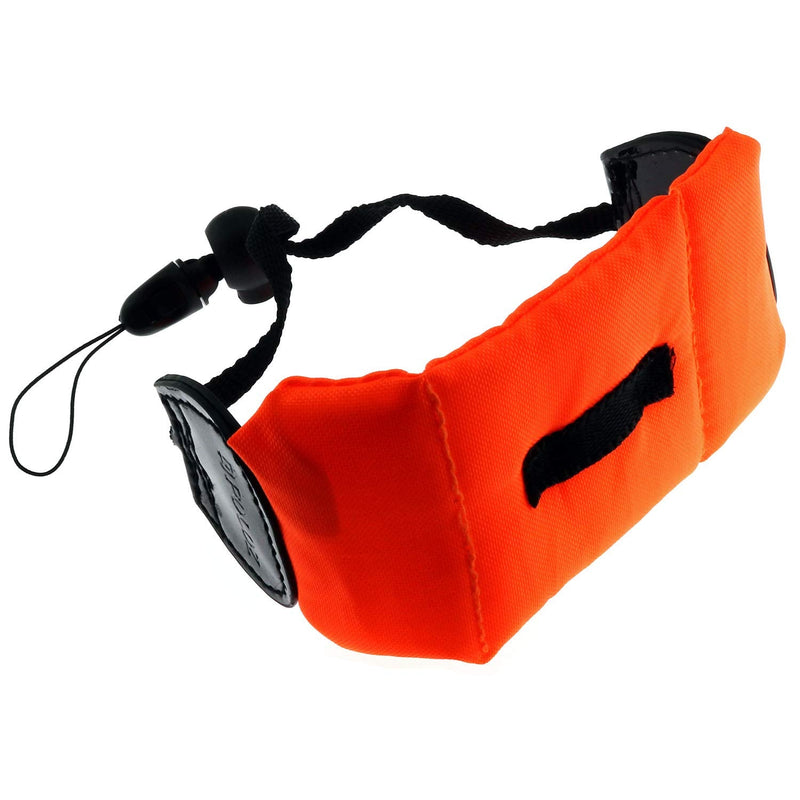  [AUSTRALIA] - RuiLing 1pcs Diving Swimming Floating Hand Wrist Strap, Hand Grip Lanyard for Underwater GoPro, Waterproof Camera, Keys, Sunglass, etc (Orange)