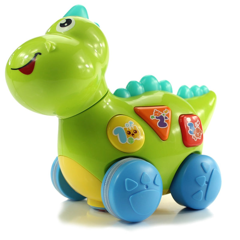 fisca Baby Toys Musical Walking Dinosaur for Babies & Toddlers, Preschool Learning Educational Toys with Lights and Music - LeoForward Australia