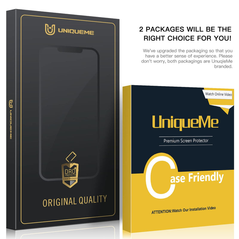  [AUSTRALIA] - UniqueMe [2+2 Pack] Compatible with iPhone 12 Pro Max 6.7-inch Privacy Screen Protector Tempered Glass and Camera lens Protector, Anti Spy [Easy Installation Frame] [Precise Cutout] Bubble Free