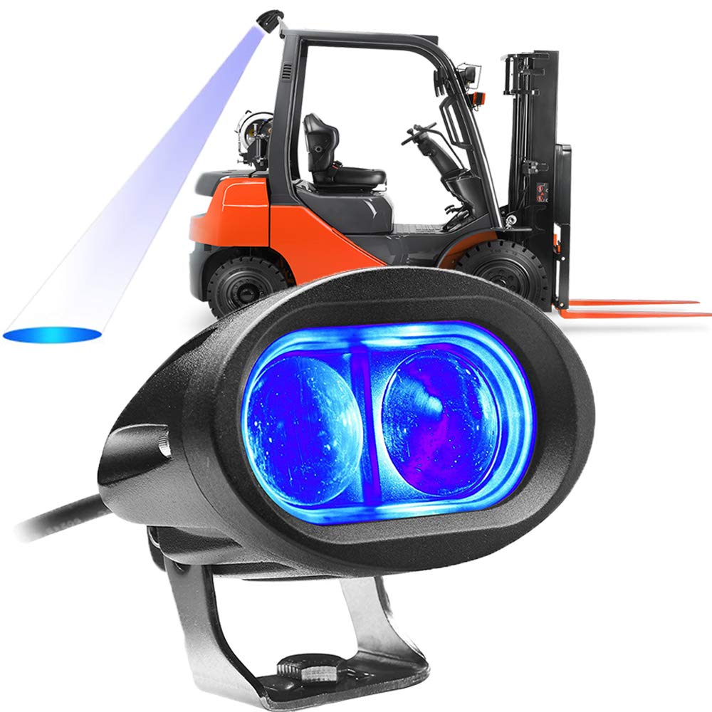  [AUSTRALIA] - LED Forklift Light Blue Safety Light 20W Warehouse Safe Warning Light 12V-80V 20W Blue