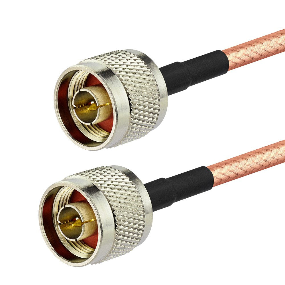  [AUSTRALIA] - Eightwood N Male to N Male Jumper Low Loss RG400 Cable 12 inch for 4G LTE Antenna, WiFi Yagi Antenna, Router, Ham Radio male-male 12 inch