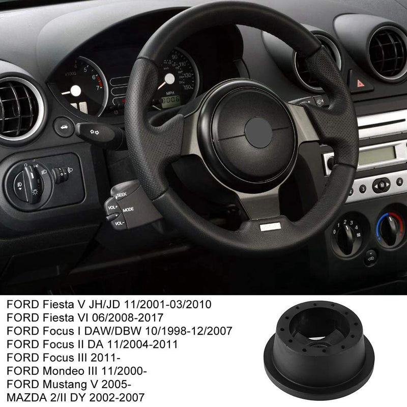  [AUSTRALIA] - Aramox Steering Wheel Hub Adapter, Car Steering Wheel Hub Quick Release Adapter Kit for FORD Fiesta Focus Mondeo Mustang