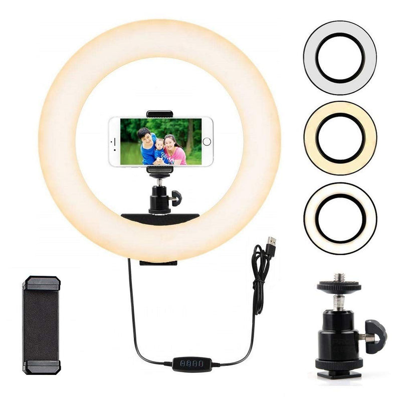 Webcam Light, Ring Light for Logitech Webcam C920,C922x,C930e,Brio 4K,C925e,C922,C930,C615 1/4'' Screw Hole- 12'' Light (Without Tripod and Stand) - LeoForward Australia