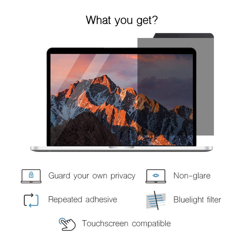 [AUSTRALIA] - SenseAGE Magnetic Privacy Screen Filter for MacBook 12", Easy On/Off Anti-Blue Light Privacy Screen Protector, Compatible for MacBook 12 inch