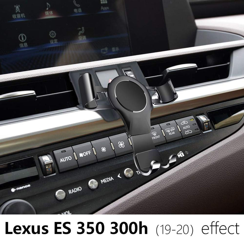 LUNQIN Car Phone Holder for Lexus ES 350 300h 2019-2020 Auto Accessories Navigation Bracket Interior Decoration Mobile Cell Phone Mount - LeoForward Australia