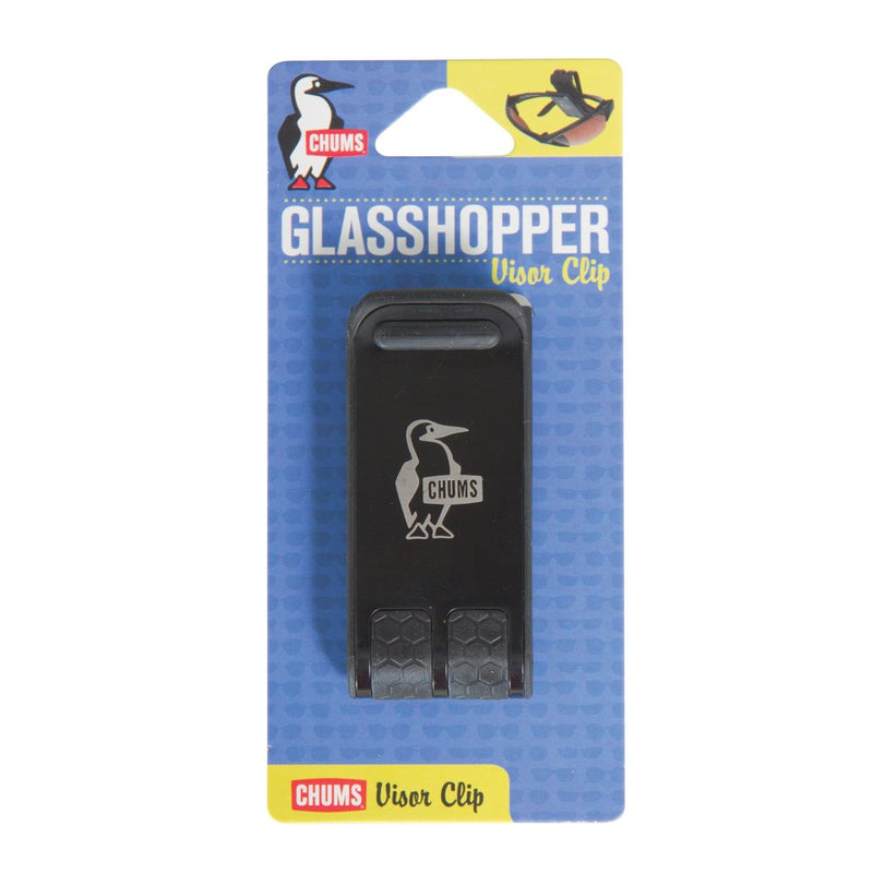  [AUSTRALIA] - Chums Glasshopper Visor Clip 1 pack Black