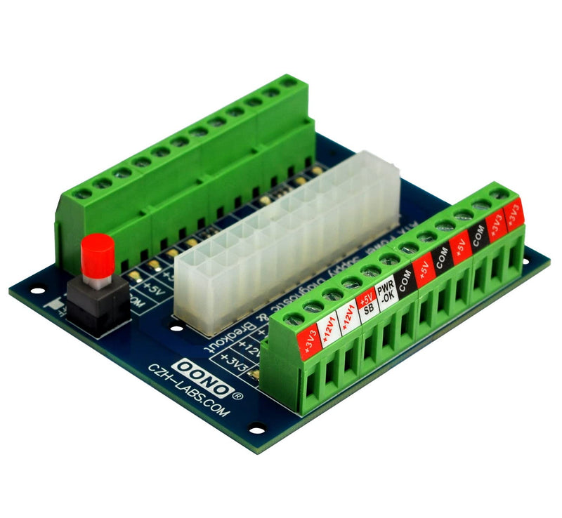  [AUSTRALIA] - 24/20-Pin ATX DC Power Supply Diagnostic/Breakout Board Module